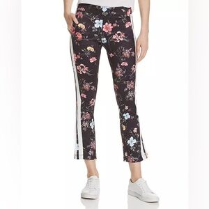 PAM & GELA Fineline Floral Track Pants - Scuba Material  Size Small